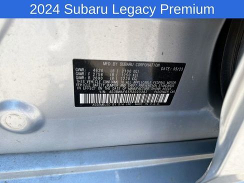 Used 2024 Subaru Legacy Premium AWD/4WD image 24