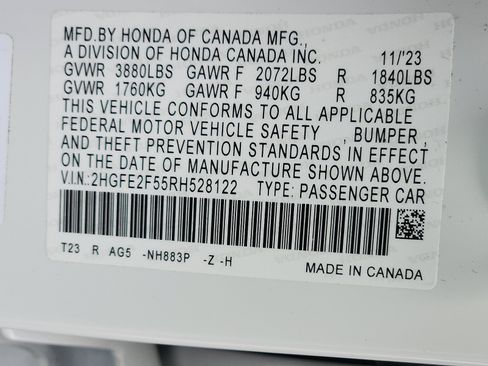 Used 2024 Honda Civic Sport image 27