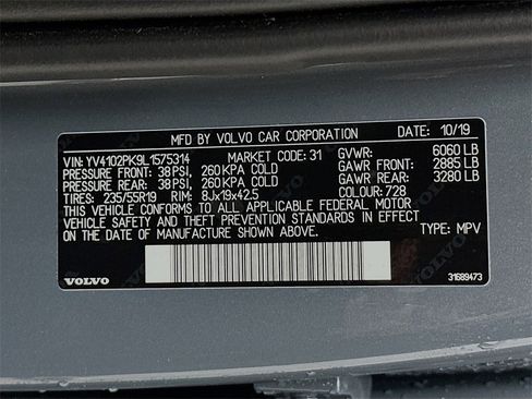 Used 2020 Volvo XC90 T5 Momentum image 35