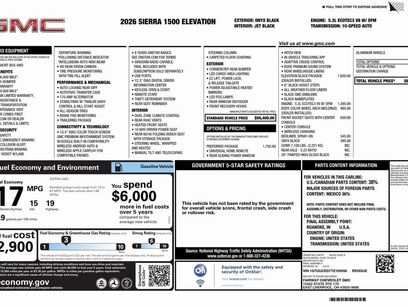 New 2026 GMC Sierra 1500 Elevation w/ Preferred Package