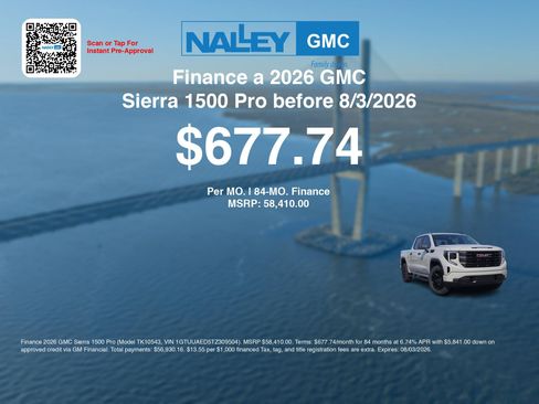 New 2026 GMC Sierra 1500 Pro w/ Graphite Edition AWD/4WD image 7