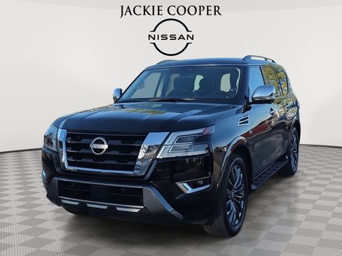 Used 2021 Nissan Armada Platinum w/ Captain's Chairs Package image 1