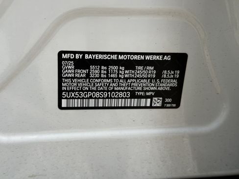 Used 2025 BMW X3 xDrive30i w/ Premium Package AWD/4WD image 16