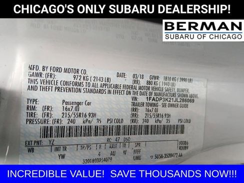 Used 2018 Ford Focus SE image 19