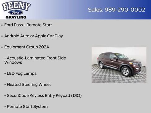 Certified 2022 Ford Explorer XLT w/ Equipment Group 202A image 8