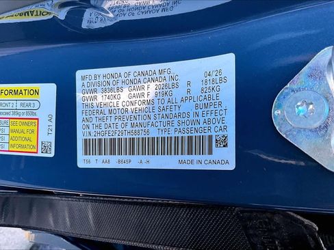 New 2026 Honda Civic LX image 19
