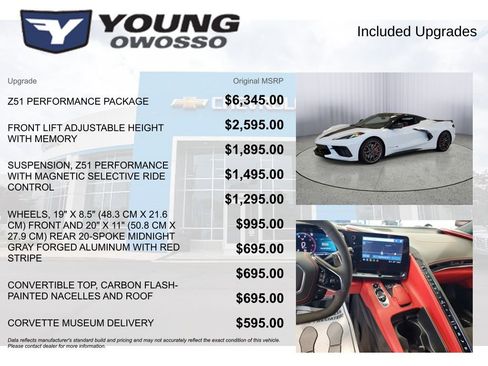 Used 2023 Chevrolet Corvette Stingray Premium Conv w/ Z51 Performance Package image 4