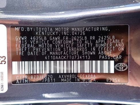 New 2026 Toyota Camry XSE FWD image 16