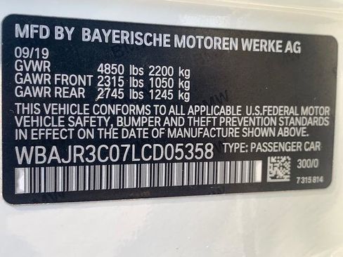 Used 2020 BMW 530i w/ Convenience Package image 23