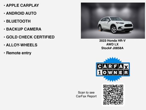 Used 2023 Honda HR-V LX image 7