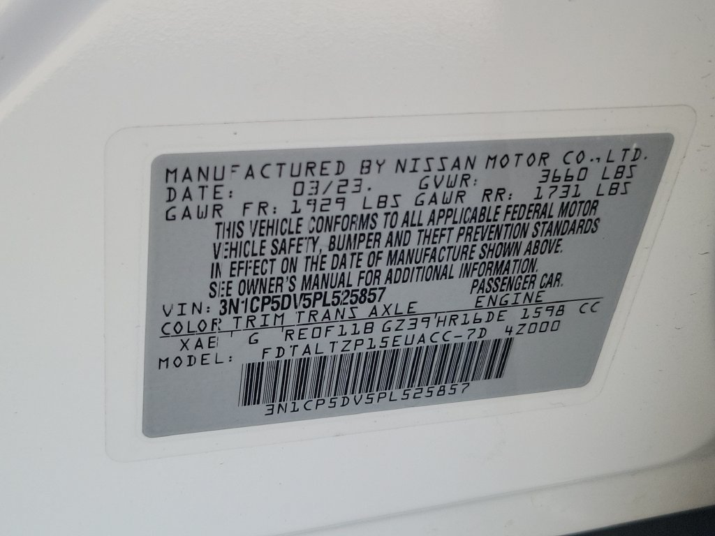 Certified 2023 Nissan Kicks SR w/ SR Premium Package FWD image 31