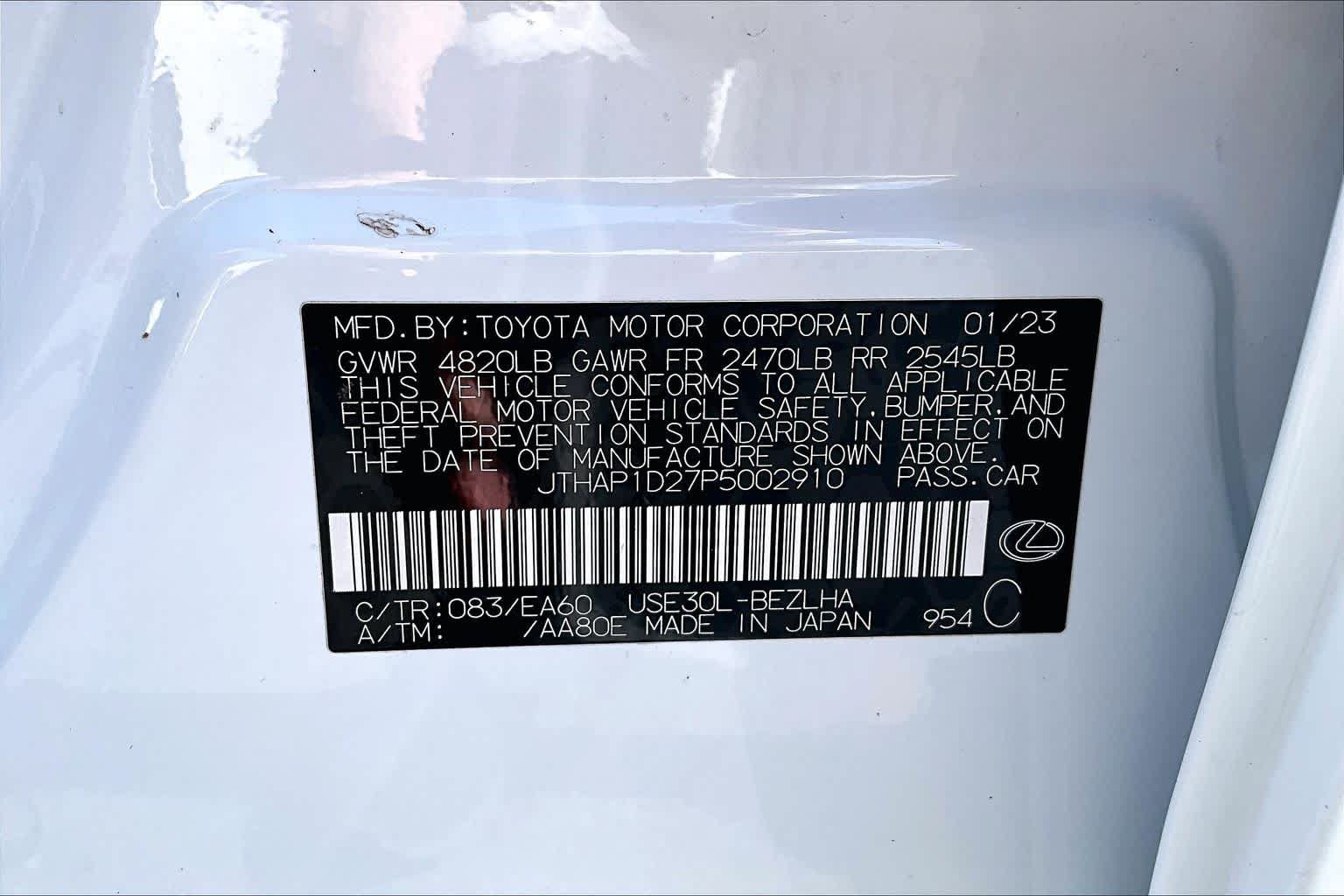 Used 2023 Lexus IS 500 RWD image 33