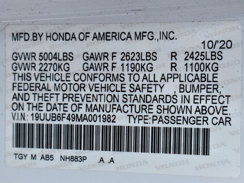 Used 2021 Acura TLX SH-AWD w/ Technology Package image 2