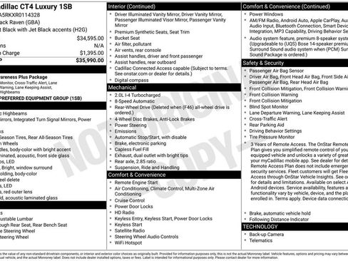 Used 2024 Cadillac CT4 Luxury image 44