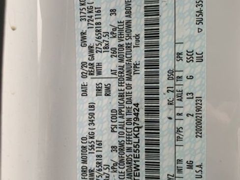 Used 2020 Ford F150 XLT w/ Equipment Group 302A Luxury image 25