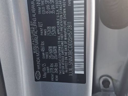 Used 2025 Hyundai Tucson SEL AWD/4WD image 3