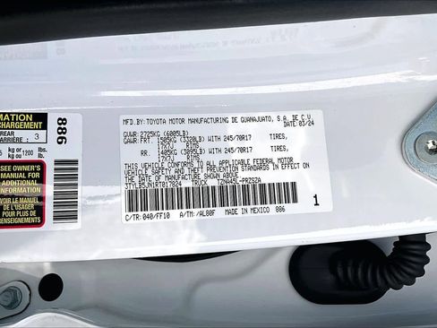 Certified 2024 Toyota Tacoma SR5 AWD/4WD image 67