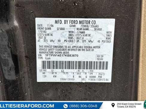 Used 2007 Ford F150 4x4 SuperCrew image 16