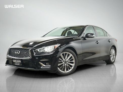 Used 2021 INFINITI Q50 Luxe AWD/4WD image 1