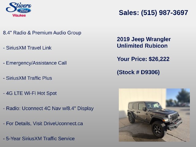 Used 2019 Jeep Wrangler Unlimited Rubicon AWD/4WD image 22
