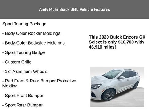 Used 2020 Buick Encore GX Select w/ Sport Touring Package FWD image 6