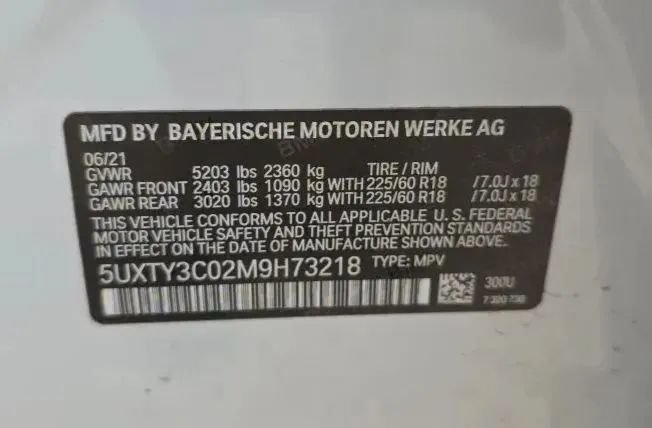 Used 2021 BMW X3 sDrive30i w/ Convenience Package RWD image 62