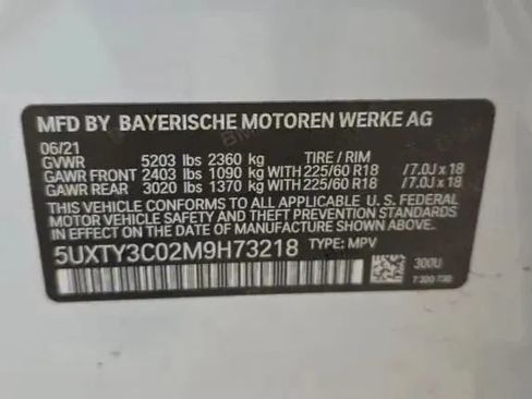 Used 2021 BMW X3 sDrive30i w/ Convenience Package RWD image 62