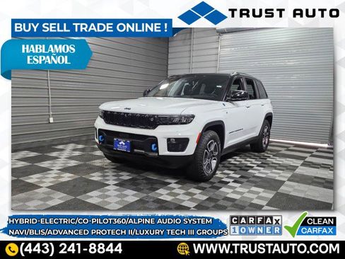 Used 2022 Jeep Grand Cherokee Trailhawk w/ Advanced Protech Group II image 1
