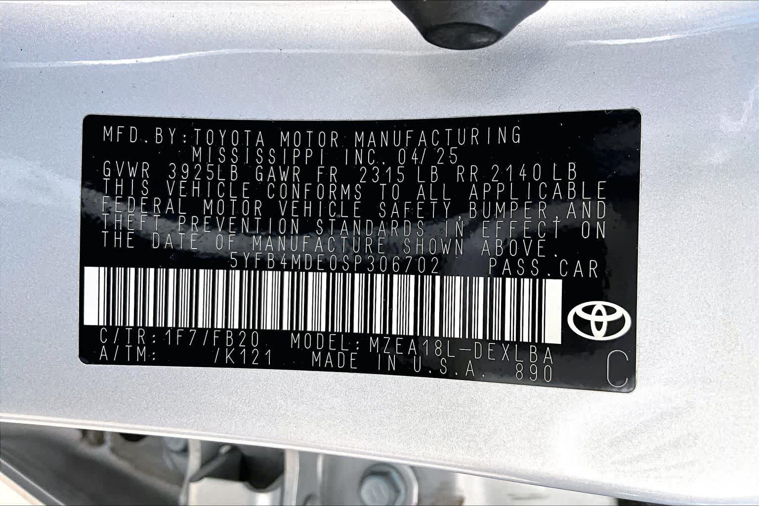 Used 2025 Toyota Corolla LE FWD image 36