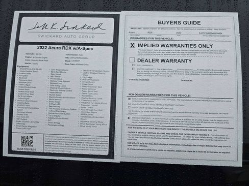 Used 2022 Acura RDX A-Spec image 19