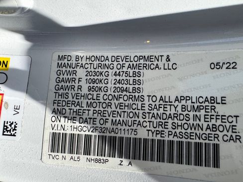 Used 2022 Honda Accord Sport image 18
