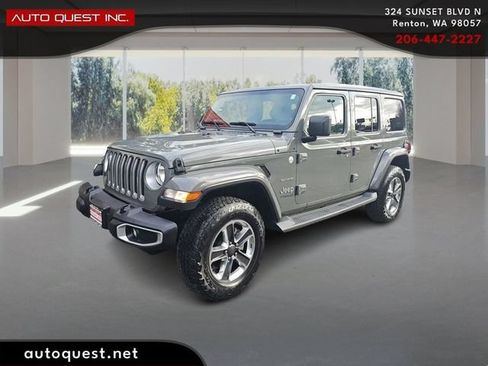 Used 2019 Jeep Wrangler Unlimited Sahara AWD/4WD image 1
