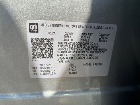 Certified 2024 Chevrolet Equinox LT FWD image 9