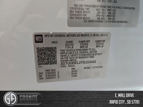 New 2026 GMC Sierra 1500 SLT w/ SLT Premium Plus Package AWD/4WD image 30