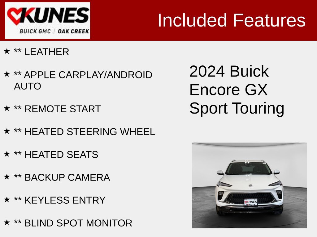 Used 2024 Buick Encore GX Sport Touring w/ Comfort Package AWD/4WD image 2