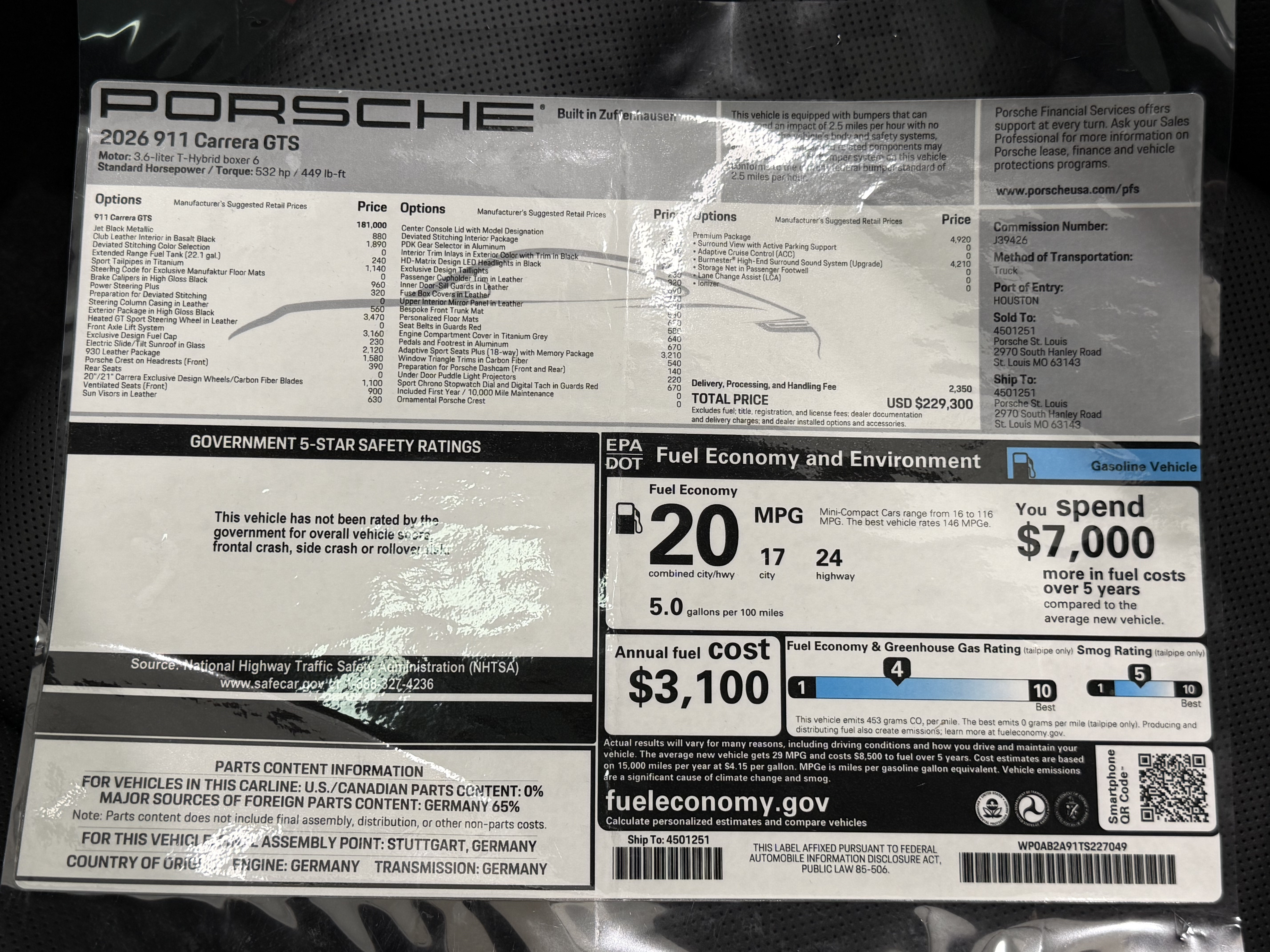 Certified 2026 Porsche 911 Carrera GTS RWD image 64