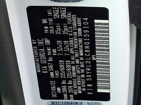 Certified 2022 Kia Sorento S image 28