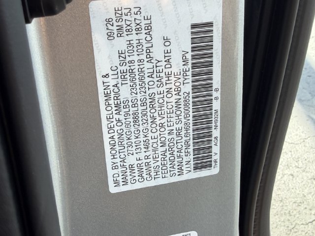 New 2027 Honda Odyssey EX-L image 37