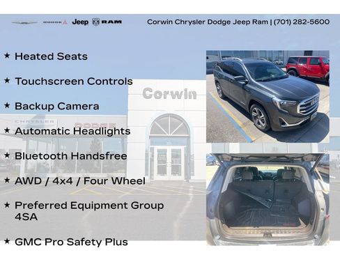 Used 2021 GMC Terrain SLT w/ Infotainment Package II AWD/4WD image 8