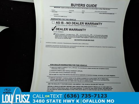 Used 2024 Subaru Crosstrek 2.0i Premium image 35