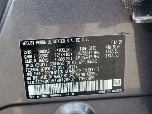 Used 2021 Honda HR-V EX image 33
