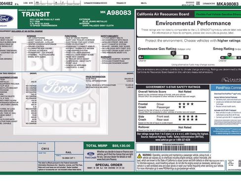 Used 2021 Ford Transit 350 XLT AWD/4WD image 2