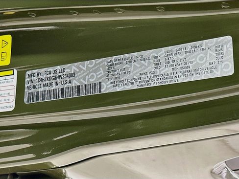 Certified 2022 Jeep Wrangler Unlimited Sport AWD/4WD image 29