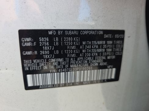 Used 2023 Subaru Outback Onyx Edition XT image 14