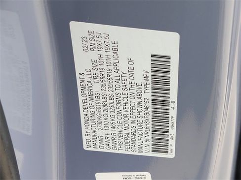 Certified 2023 Honda Odyssey Touring image 21