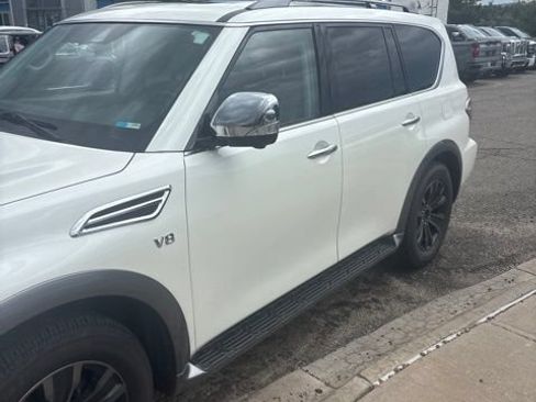 Used 2018 Nissan Armada Platinum w/ Captain Seat Package AWD/4WD image 2