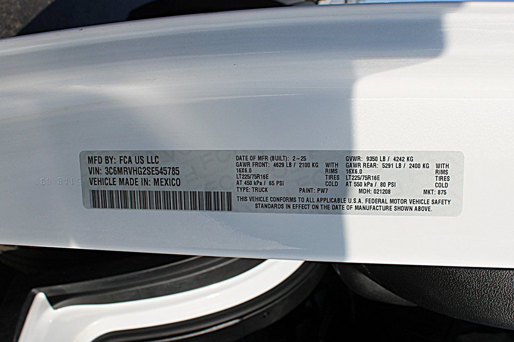 Used 2025 RAM ProMaster 3500 w/ Convenience Group FWD image 39