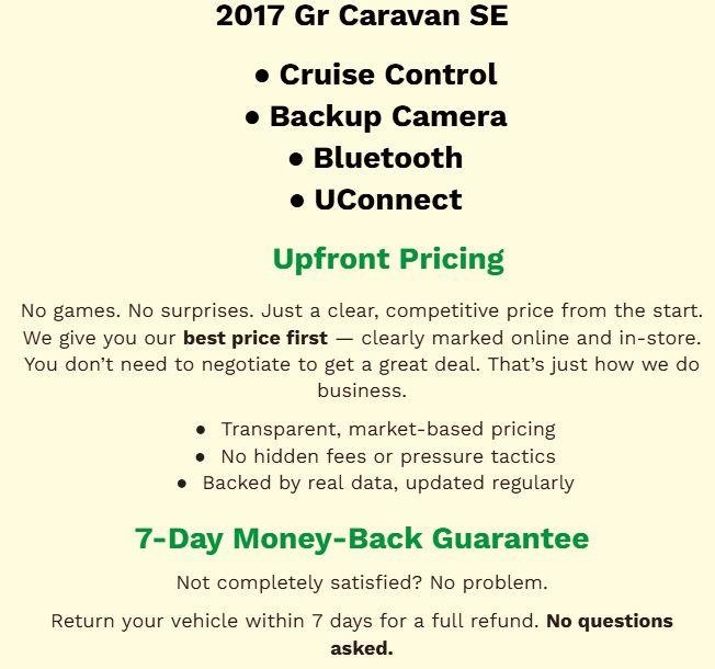 Used 2017 Dodge Grand Caravan SE w/ Power Window Group FWD image 2
