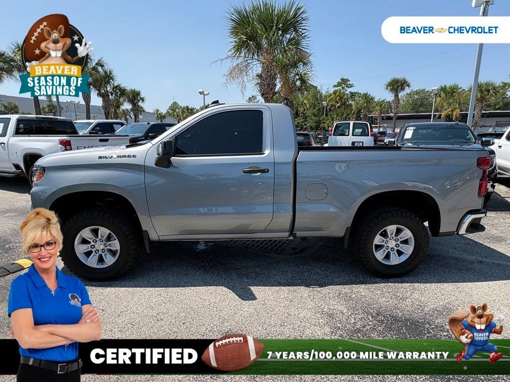 Used 2025 Chevrolet Silverado 1500 W/T w/ WT Safety Package RWD image 4