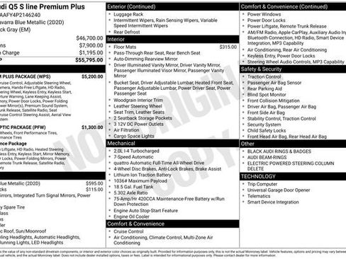 Certified 2023 Audi Q5 2.0T Premium Plus w/ Premium Plus Package AWD/4WD image 46